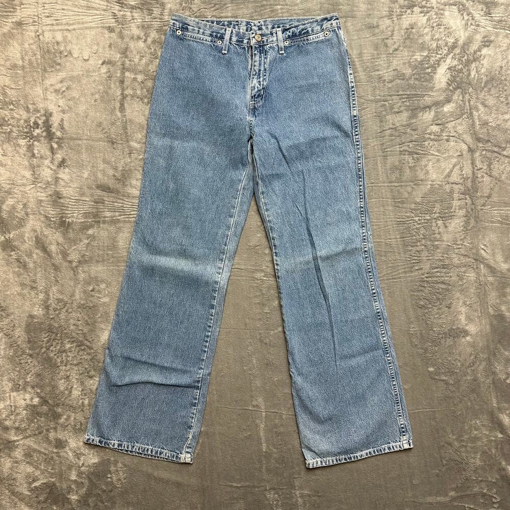 Life Energy Intelligence Flared Jeans Women's Size 7‎ Blue Denim